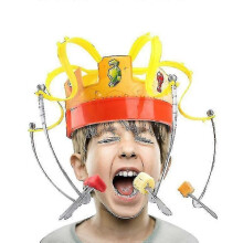 Roterande krona hatt Chow-spel snurrande krona lek med vän för partyspel