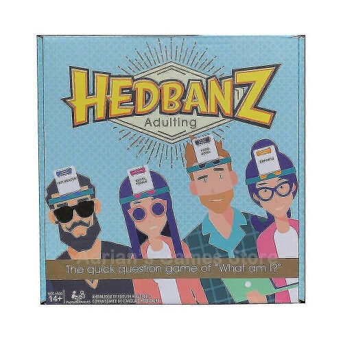 Hedbanz Vuxenspel Gissa vem jag är Engelsk version