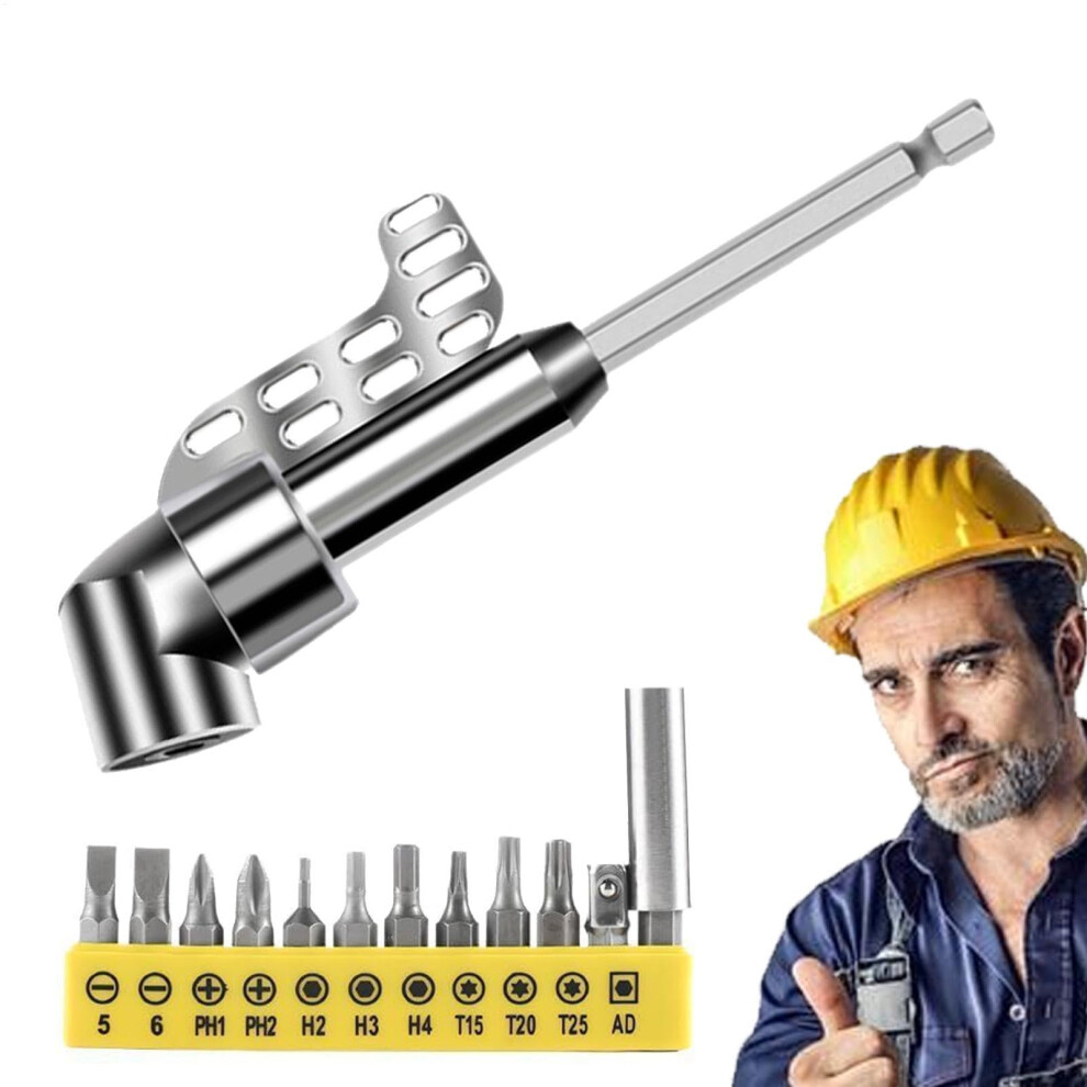 Angle Drill Adapter 105 Degree Right Angle Drill Bit Adapter For Screwdriver Home And Garage Use 9016109157478