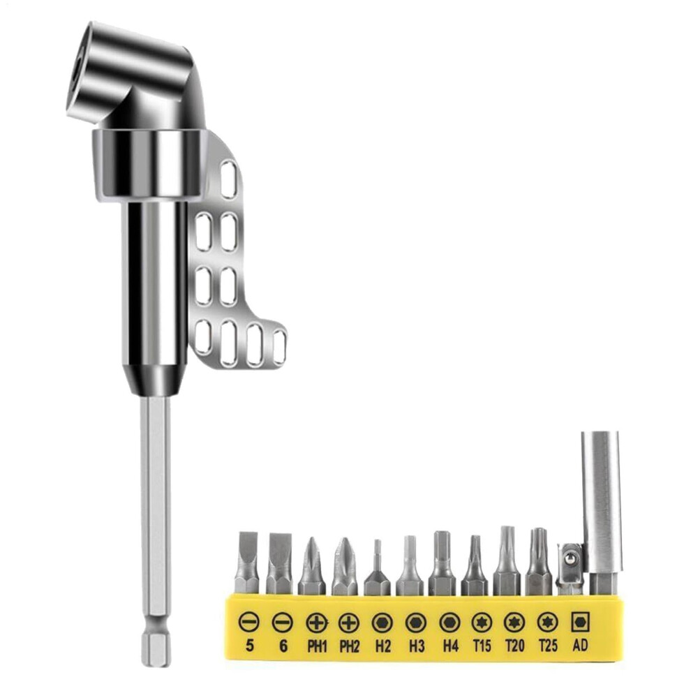 Right Angle Drill Adapter 105 Degree, Angle Adapter For Drills, Screwdriver Bit Accessory, Home Use 9084446158953