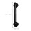 Small Towel Racks For Bathroom Black Aluminum 1pack 7