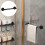 Small Towel Racks For Bathroom Black Aluminum 1pack 5