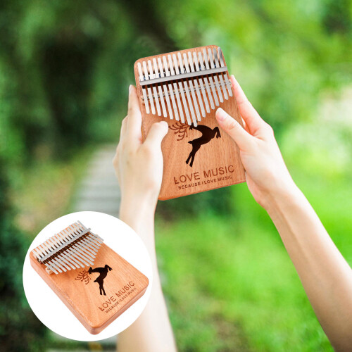 1 set 17-tasten -kalimba musikinstrument 1