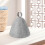 3Pcs Felt Sauna Hat Set Grey Soft Absorbent Bath Cap for Home Spa 3