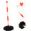 Traffic Delineator Post Cones Orange With Fillable Base Movable Anti-Collision Column For Parking Construction 5
