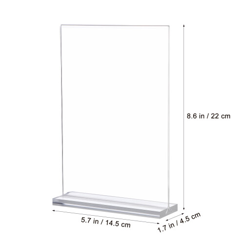 6St Heldere Acryl Folderhouder Voor En Kantoor 1