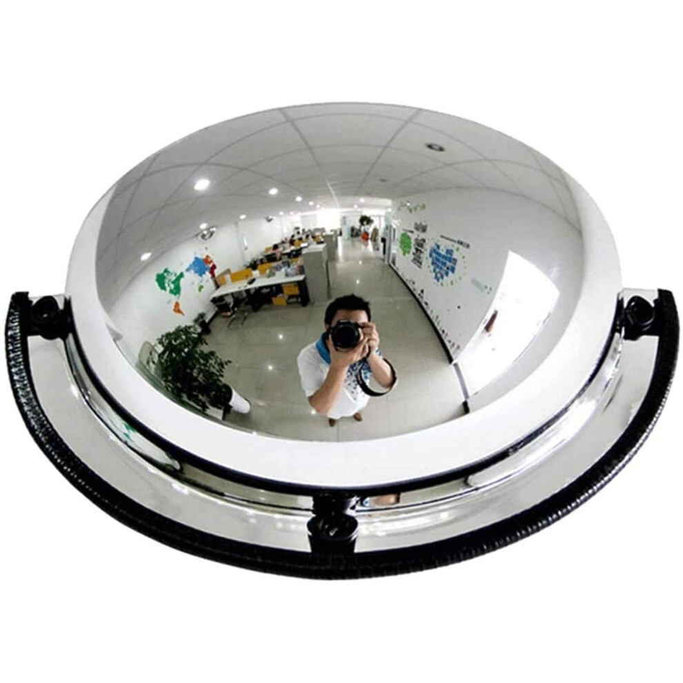 Convex Flexible Traffic Mirror 1/4 Spherical Acrylic Safety Mirror For Supermarkets And Garage 60 Cm Wide-Angle 9354506013110