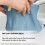1Pc Bra Washing Net Bag Blue Polyester Zippered Laundry Protector 9