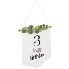 Happy 3. Geburtstag Hängendes Banner Für 3 Jahre Alt Feier Dekoration