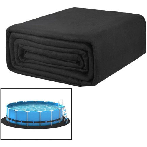 Moistureproof Pool Mat Antislip Design For Outdoor Use, Diameter 4m, Non-Slip Pool Deck Mat 1