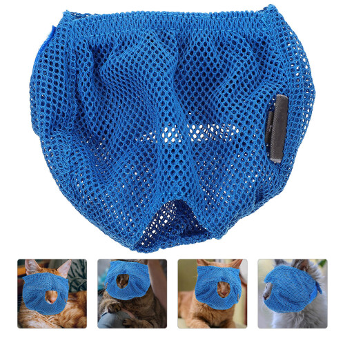 kitten maulkorb polyester multifunktions mesh tragbar katzenzubehör 1