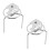 2 Pcs Chicken Leg Rack For Grill Rotating Barbecue Fork 6