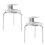 2 Pcs Chicken Leg Rack For Grill Rotating Barbecue Fork 5