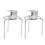 2 Pcs Chicken Leg Rack For Grill Rotating Barbecue Fork 7
