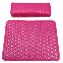Set van 4 kussens , PU-leer hand- en polskussen roze
