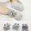 3Paren Zachte Grijze Baby's, Anti-Slip En Elastisch 5