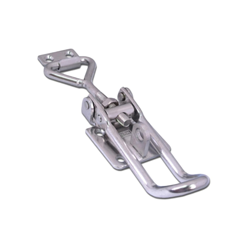 Stainless Steel Toggle Latch Clasp For Trucks Trailers And Containers, 1Pcs, Spring-Loaded Safety Latch, Easy Install 9393856060801