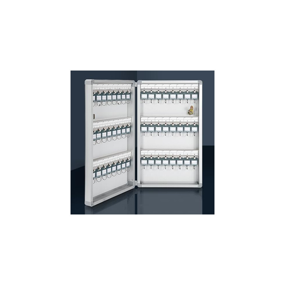 Metal Key Safe Organizer Wall Mount Key Cabinet For Office School Realtor With Tags And Secure Storage 9016109158772