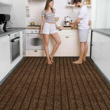 (Brown Rubber Mat, 60 x 180 cm) Heavy Duty Rubber Barrier Mat Small Large Door Mat Hallway Runner Kitchen Rugs entryway mat