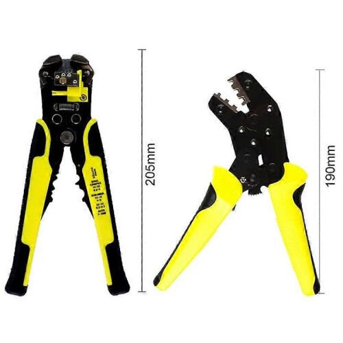 0.25-6.0mm Multi-function Wire Stripper + Carbon Steel Crimping Pliers + Storage Bag Tools Set 1