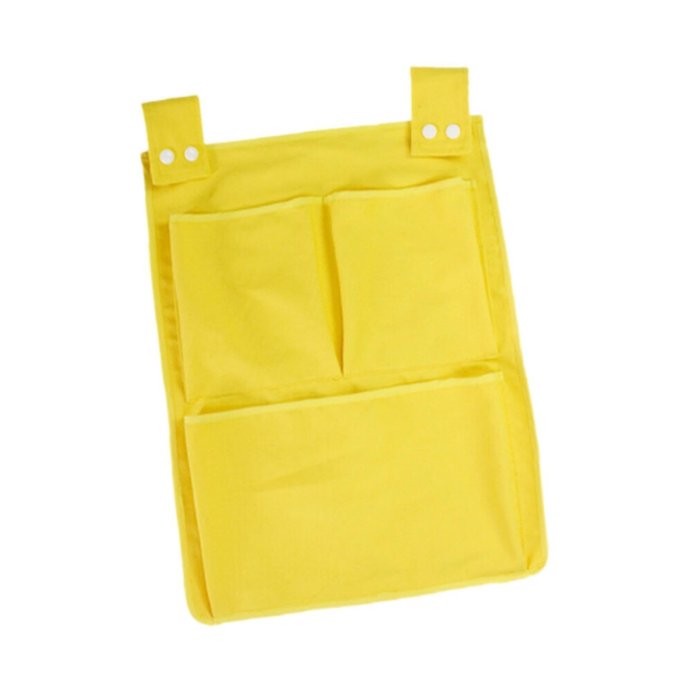 Nappy Bag Crib Storage Canvas Nursery Organizer Hanging Diaper Organizer Bedside Storage College Dorm Loft Bed Yellow