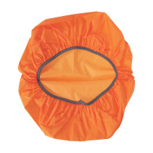 Housse De Pluie Élastique Orange Pour Sac À Dos Randonnée