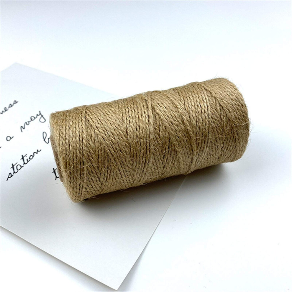 Natural Jute Twine 2Mm 100M Vintage Burlap Jute Rope For Crafts Sewing Diy Jute Cord 9016109159229