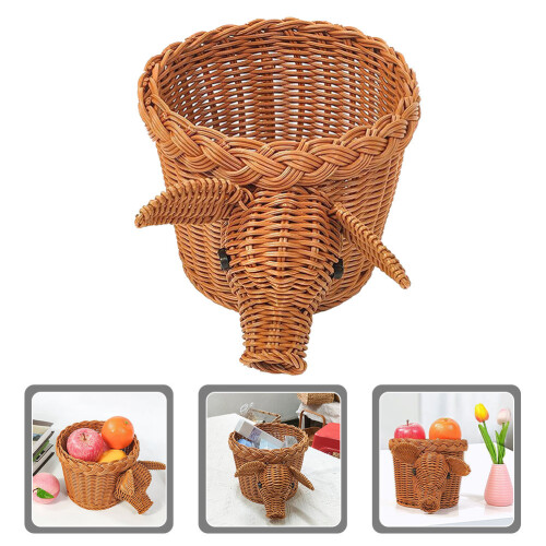 multi-function camping fruit storage basket desktop bread container 1