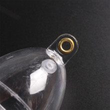 Inline Bubble Floats for Fishing 3-Pack Hollow Balls Transparent White Inline Style Float Set
