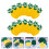 2 sets ananas-bannerketten für - und hawaiiparty- 2
