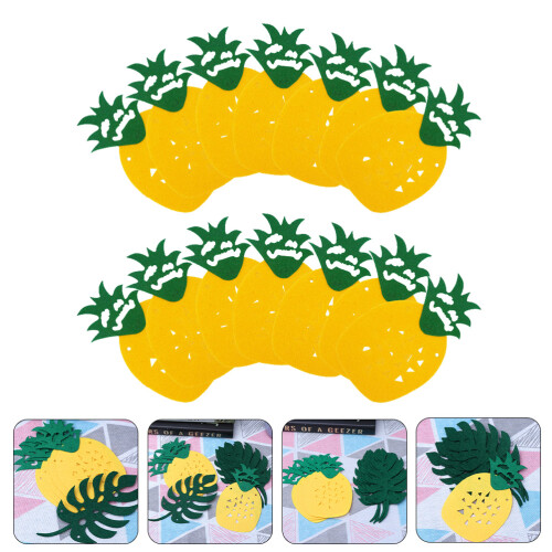 2 sets ananas-bannerketten für - und hawaiiparty- 1