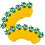 2 sets ananas-bannerketten für - und hawaiiparty- 8