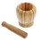 1St Duurzame Gele Knoflookstamper Bamboe Keukengadget 4