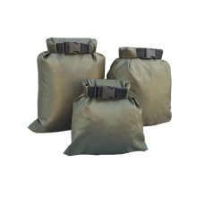 Dry Bag Set 3 Pack Waterproof Lightweight Storage Pouches For Camping Kayaking Boating Fishing Army Green Valuables