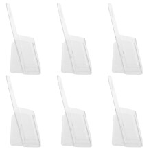 6 Pcs Acrylic Display Stand Brochure Clear Rack Transparent