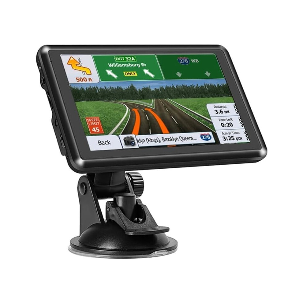 Gps Navigator 5-Inch Car And Truck Navigation With Postcode Search, Voice Guidance, Speed Camera Alert, Lane Guidance 9016109160096
