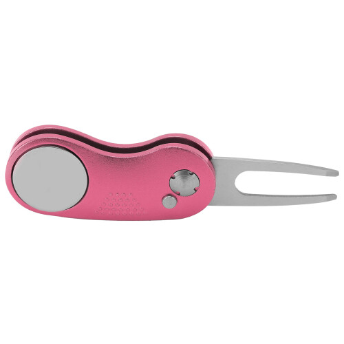 Golf Divot Repair Tool, Edelstahl-Aluminium-Griff, 2