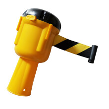 Telescopic Warning Tape 10m Length Freely Lockable Wear-Resistant Guardrail Tape For Road Safety Control