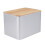 2pcs Rectangular Bamboo Storage Box Cookies Tea Organizer 10