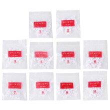 1 pack 500 stuks nagelsticker franse manicure tape gids sjabloon