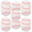 12 90 mm Pu oefenbaseball voor studenten en beginners (wit) 10