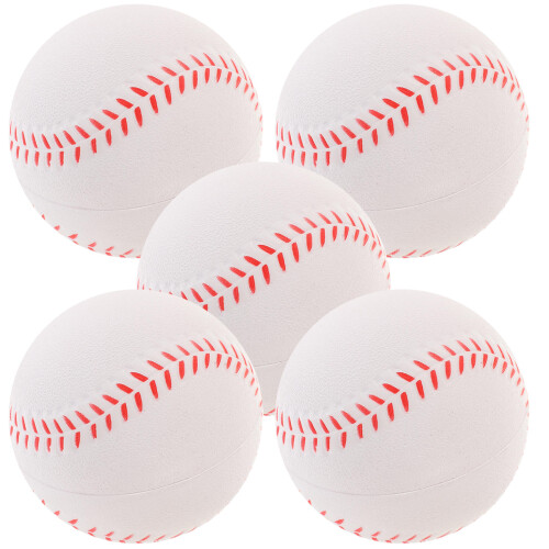 12 90 mm Pu oefenbaseball voor studenten en beginners (wit) 1