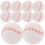 12 90 mm Pu oefenbaseball voor studenten en beginners (wit) 9