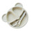 3 tarwe berenvorm eetblad met (beige) 8