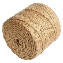 Twine Jute Rope 50m Thick Garden String 4mm 5mm 6mm 8mm Hemp Cord For Cat Scratcher Repair And Scratch Post