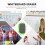 4 microvezel whiteboardwisser, wasbaar, pluizend, droog 10