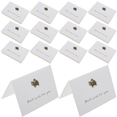 20 sets retro wenskaarten nieuwjaar met envelop