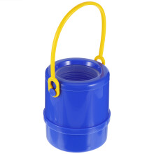 1St Blauwe Plastic Parapluophangzak Opvouwbaar Lichtgewicht Auto