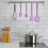 5pc Silicone Utensil Set Purple Kitchen Utensil Set 2
