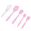 5pc Silicone Utensil Set Purple Kitchen Utensil Set 3